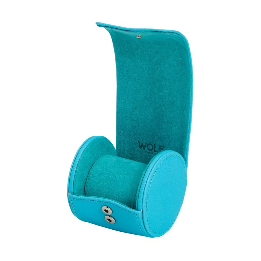 WOLF Tutti Frutti Turquoise Single Watch Roll