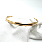 14KY 4mm Solid Hinged Bangle Bracelet