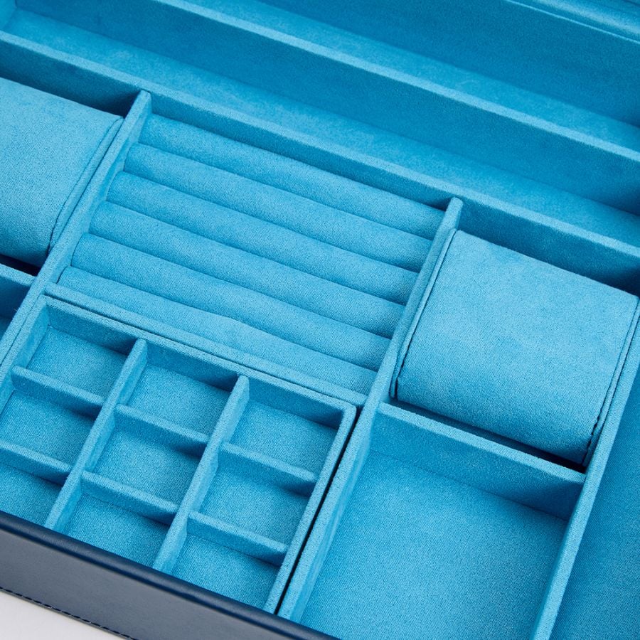 WOLF Sophia Jewellery Box Indigo