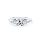 Forevermark Pear Accent Engagement Ring