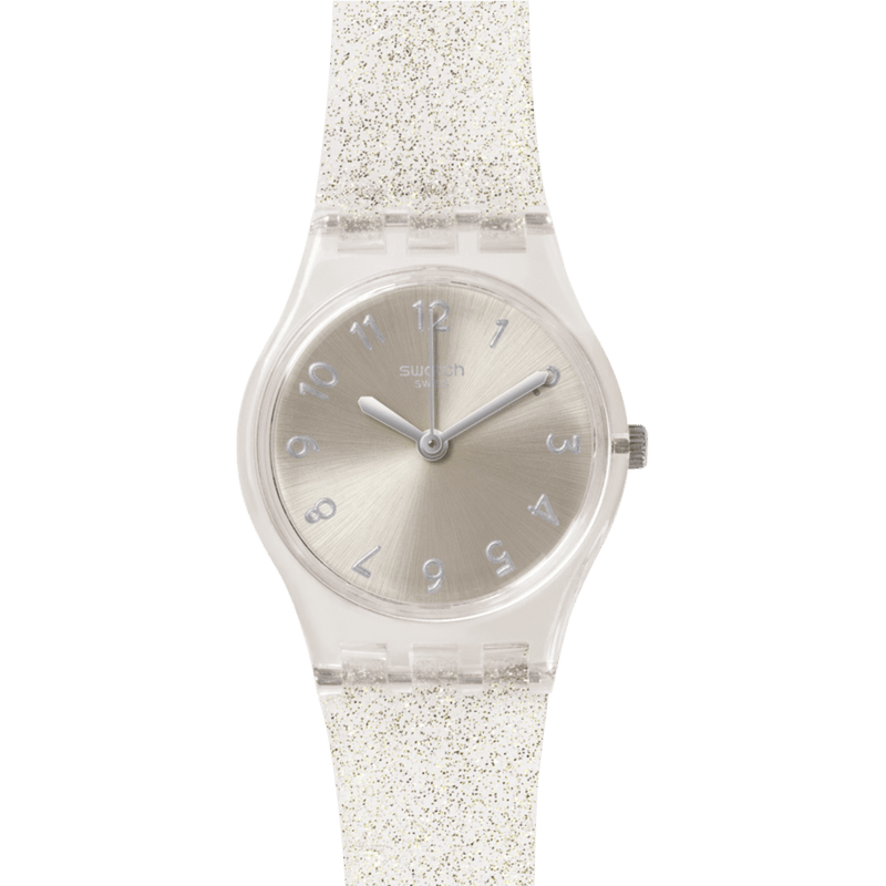 Swatch Watch Silver Glistar Too 25mm