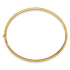 14KY 4mm Solid Hinged Bangle Bracelet