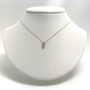 0.50ct Lab Grown Diamond Solitaire Necklace in 10K Yellow Gold