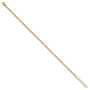 Sterling Silver Polished CZ Station Bracelet
