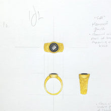 4.94 Golden Noir Custom Ring