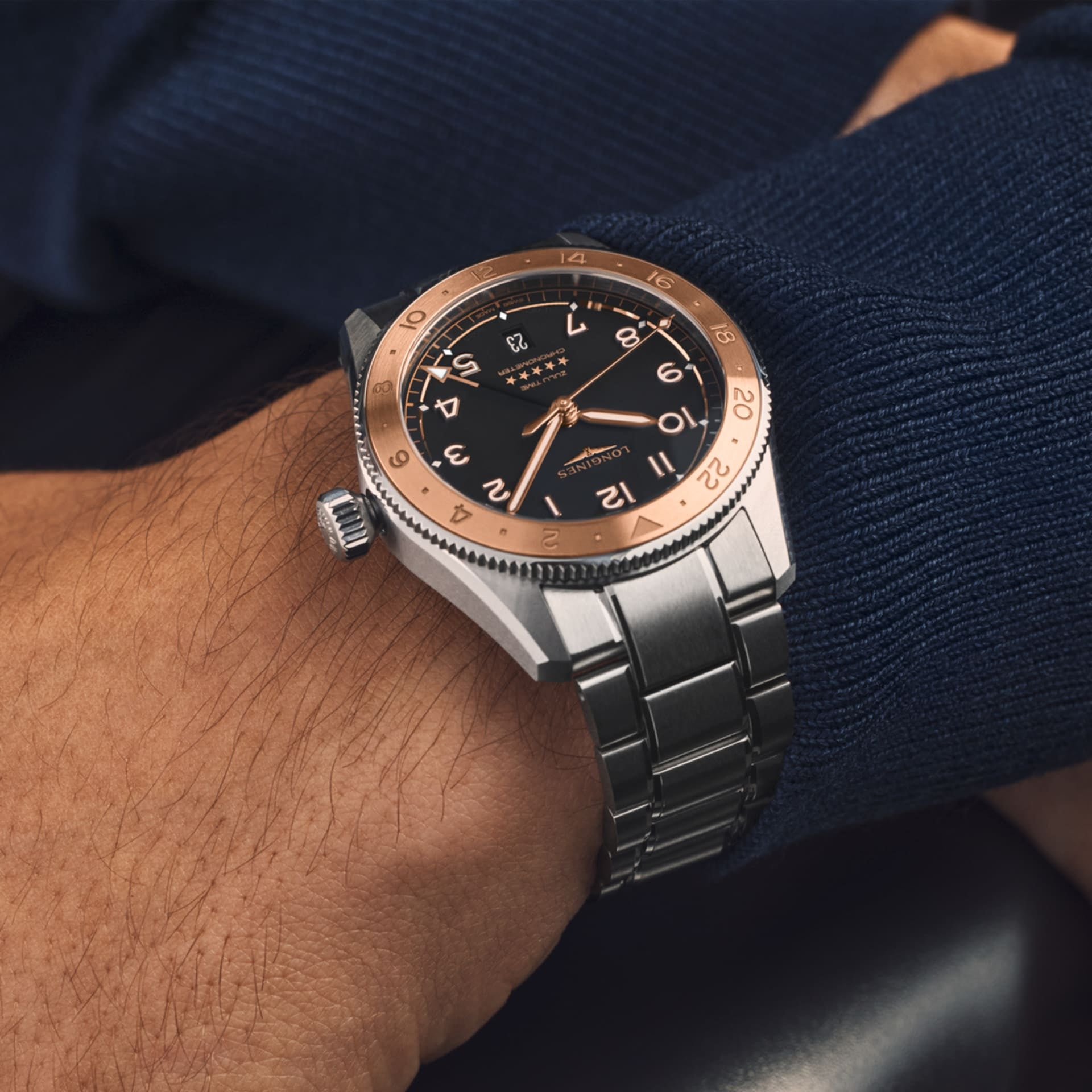 Longines Spirit Zulu Time 39mm