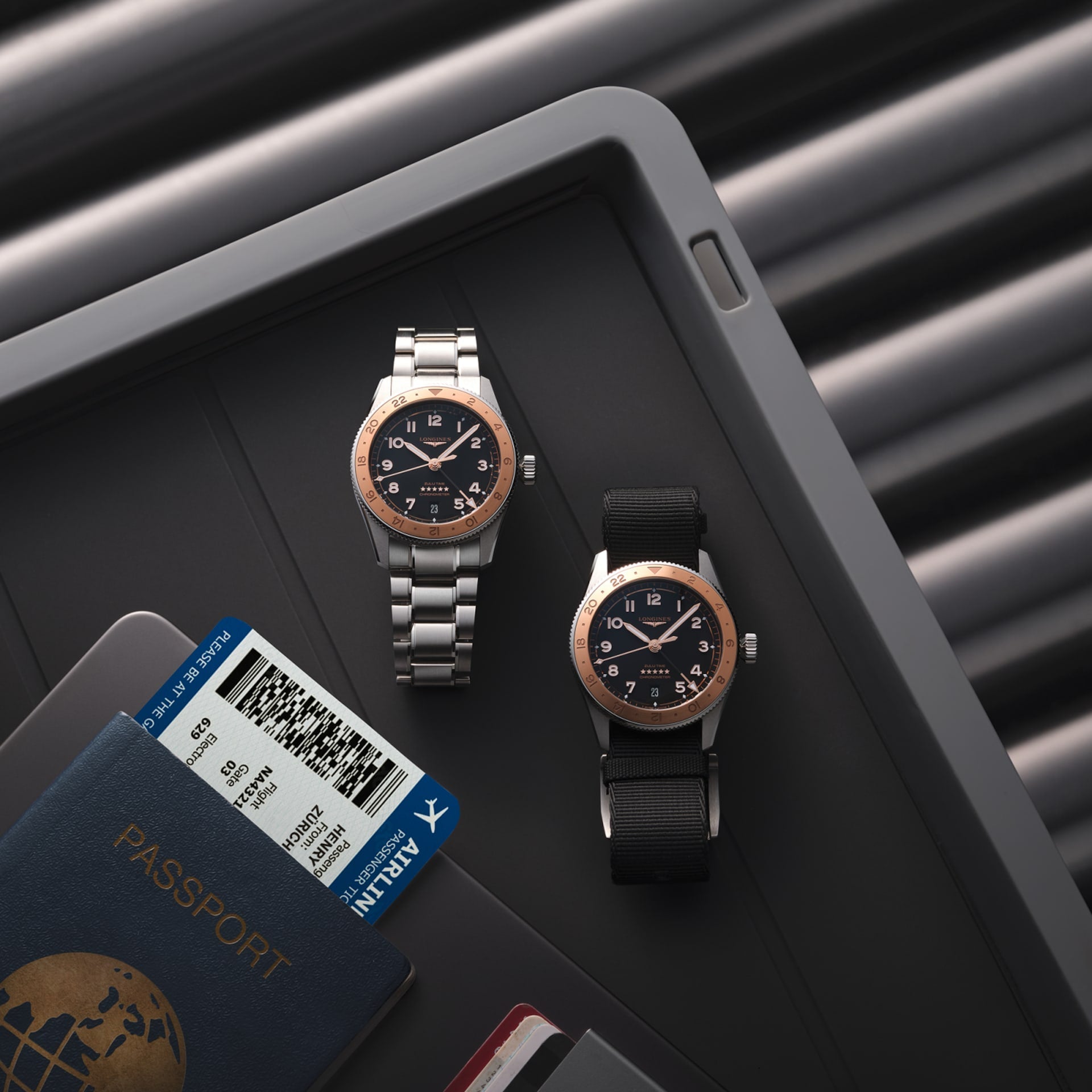 Longines Spirit Zulu Time 39mm