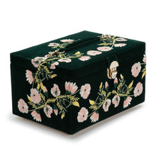 WOLF Zoe Medium Jewellery Box Forest Green
