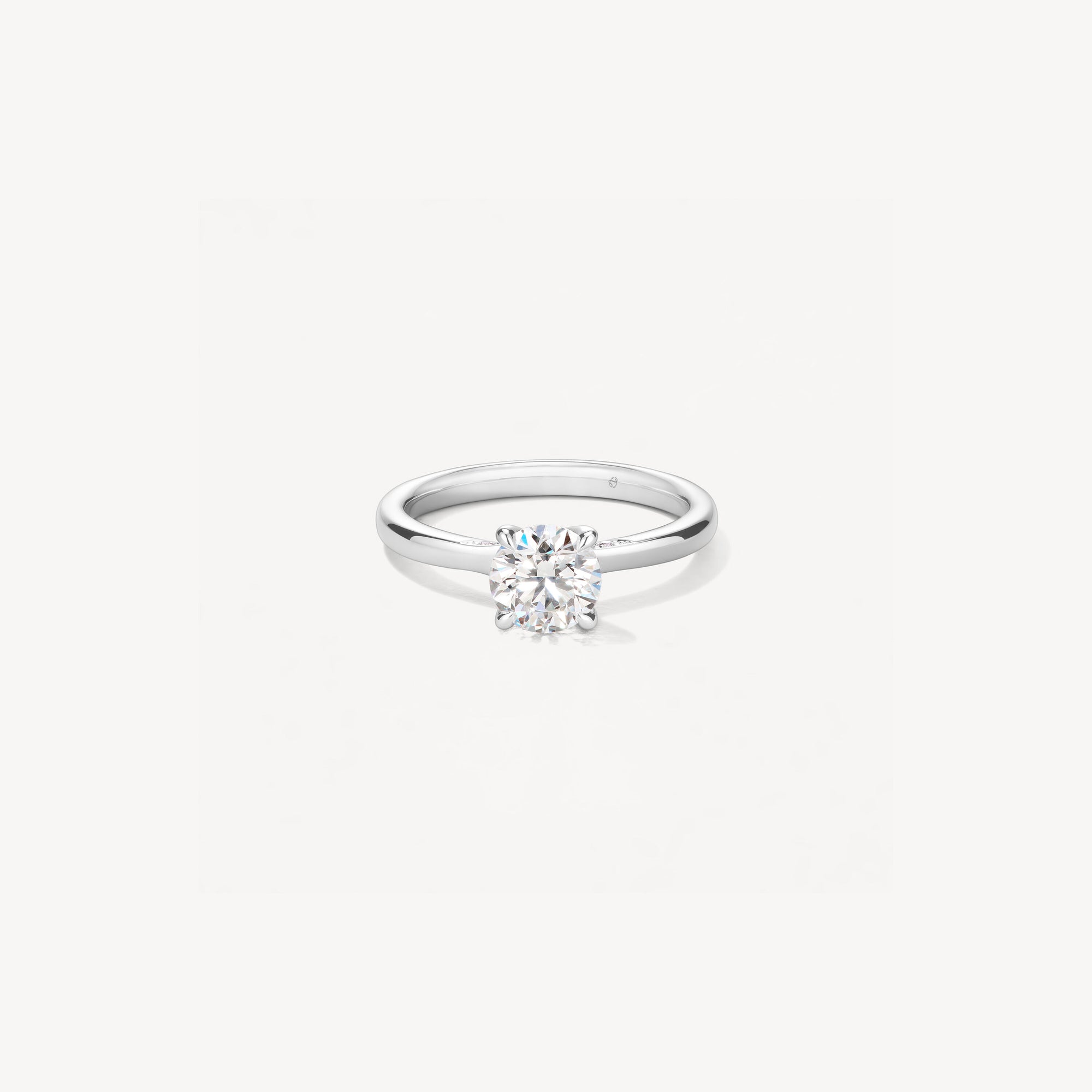 Hearts On Fire Vela Solitaire Ring with Diamond Gallery