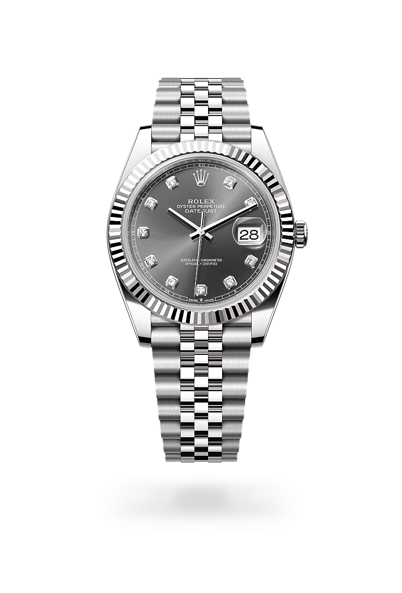 Rolex Datejust in White Rolesor - combination of Oystersteel and white gold M126334-0006 | IJL Since 1937