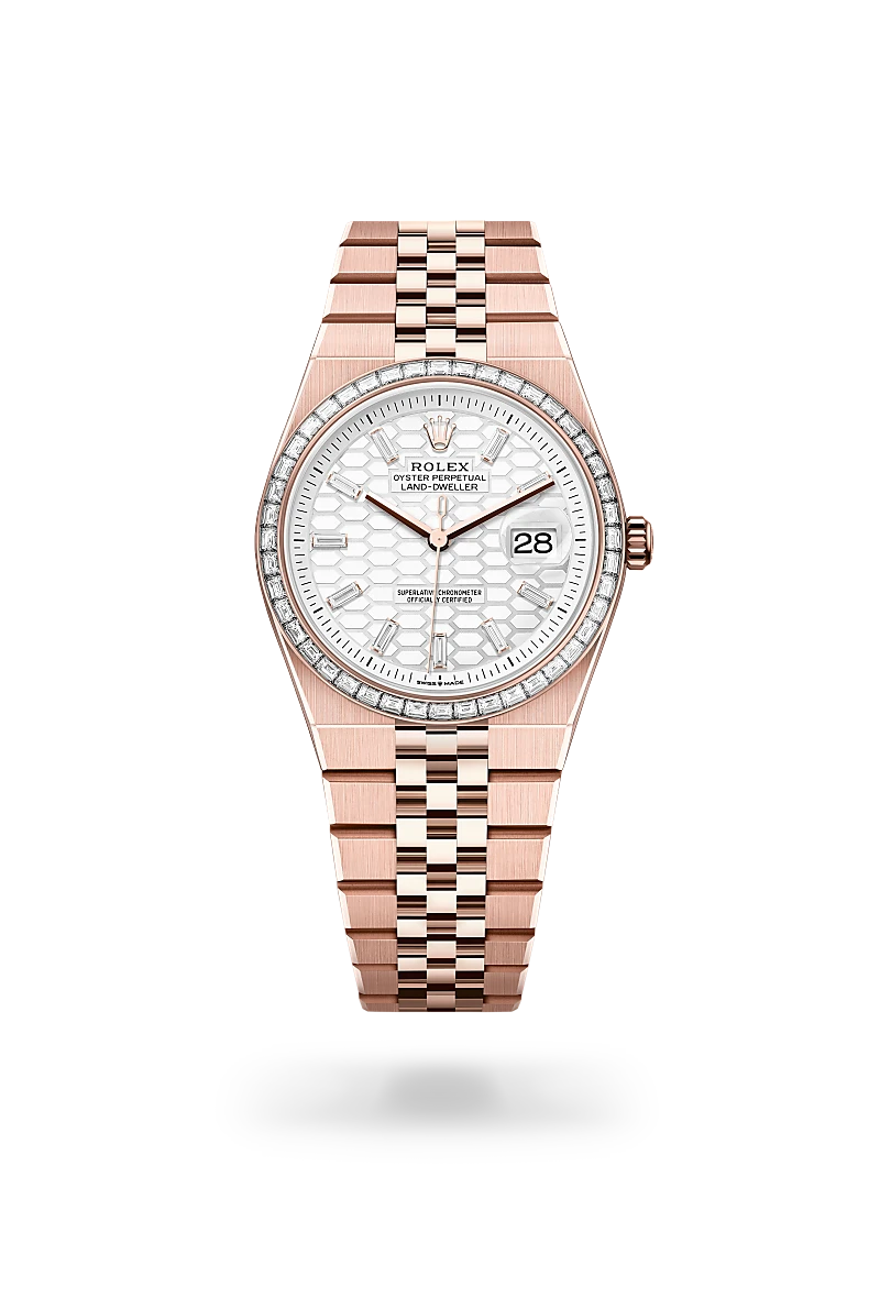Rolex Land-Dweller in 18 ct Everose gold, M127285TBR-0002 - IJL Since 1937