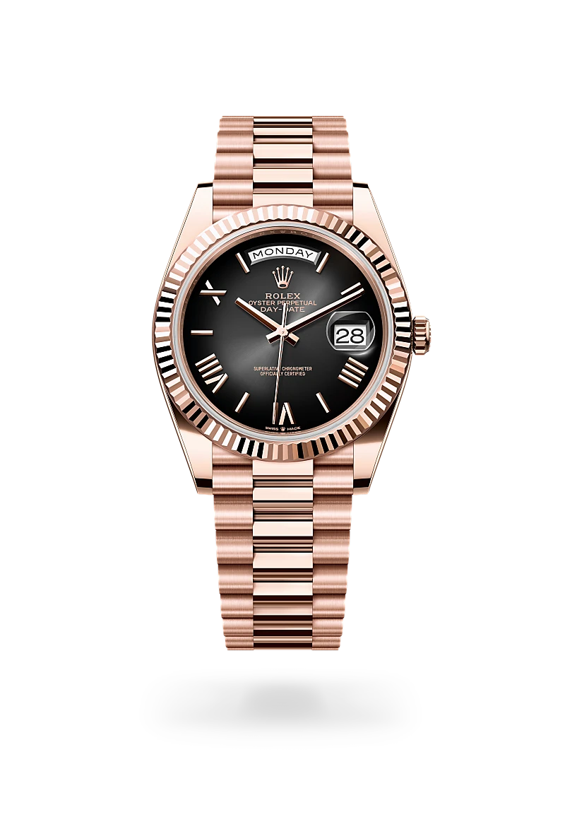 Rolex Day-Date in 18 ct Everose gold, M228235-0055 - IJL Since 1937