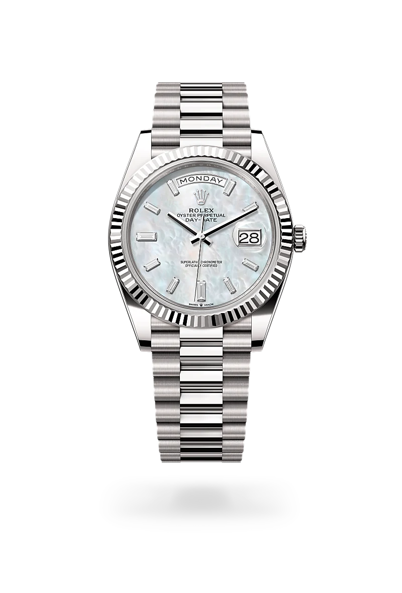 Rolex Day-Date in 18 ct white gold M228239-0078 | IJL Since 1937