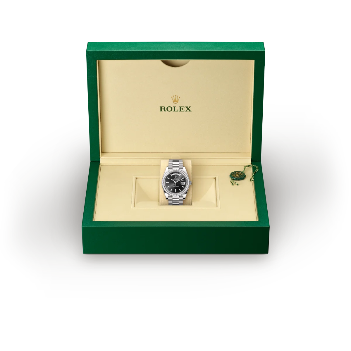 Rolex Day-Date in 18 ct white gold M228349RBR-0003 | IJL Since 1937