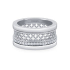 Birks Muse 18K White Gold and Diamond Stacking Ring