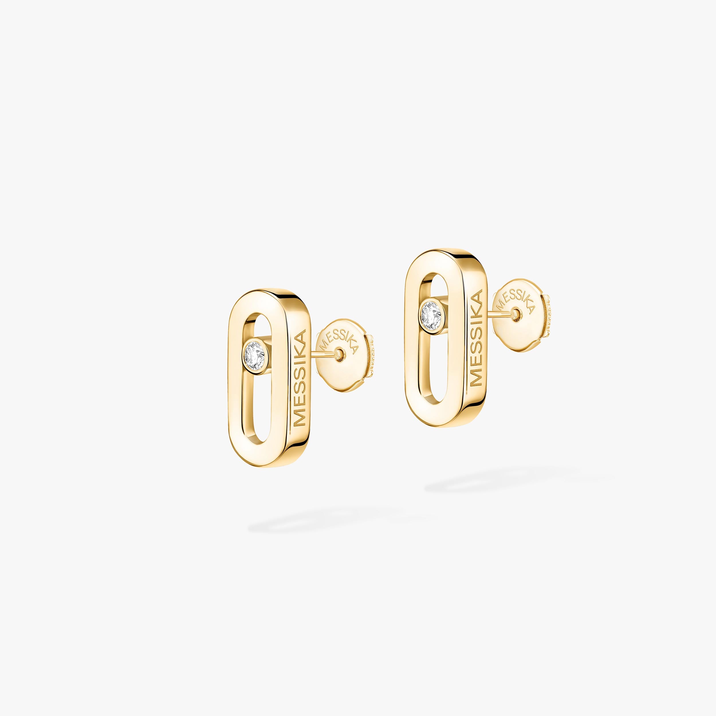 Messika Gold Move Uno Stud Earrings