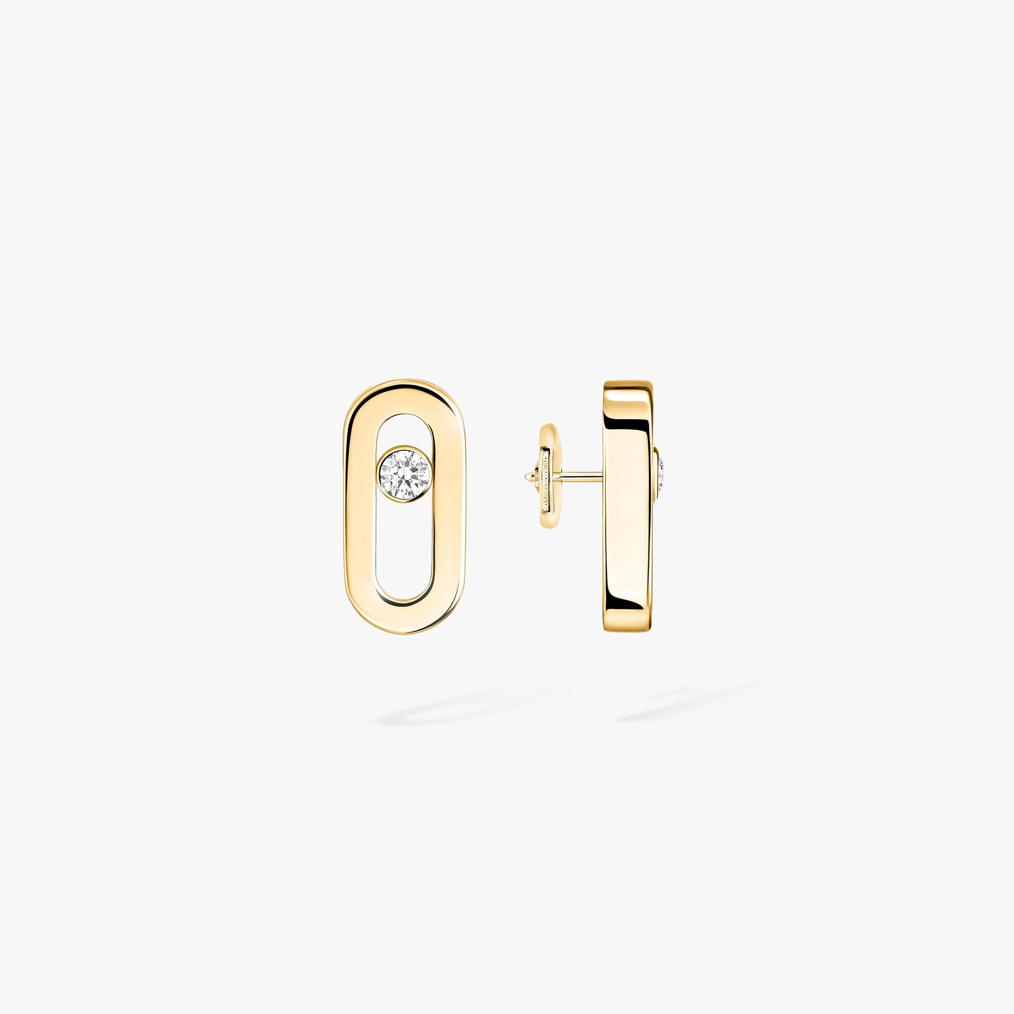 Messika Gold Move Uno Stud Earrings