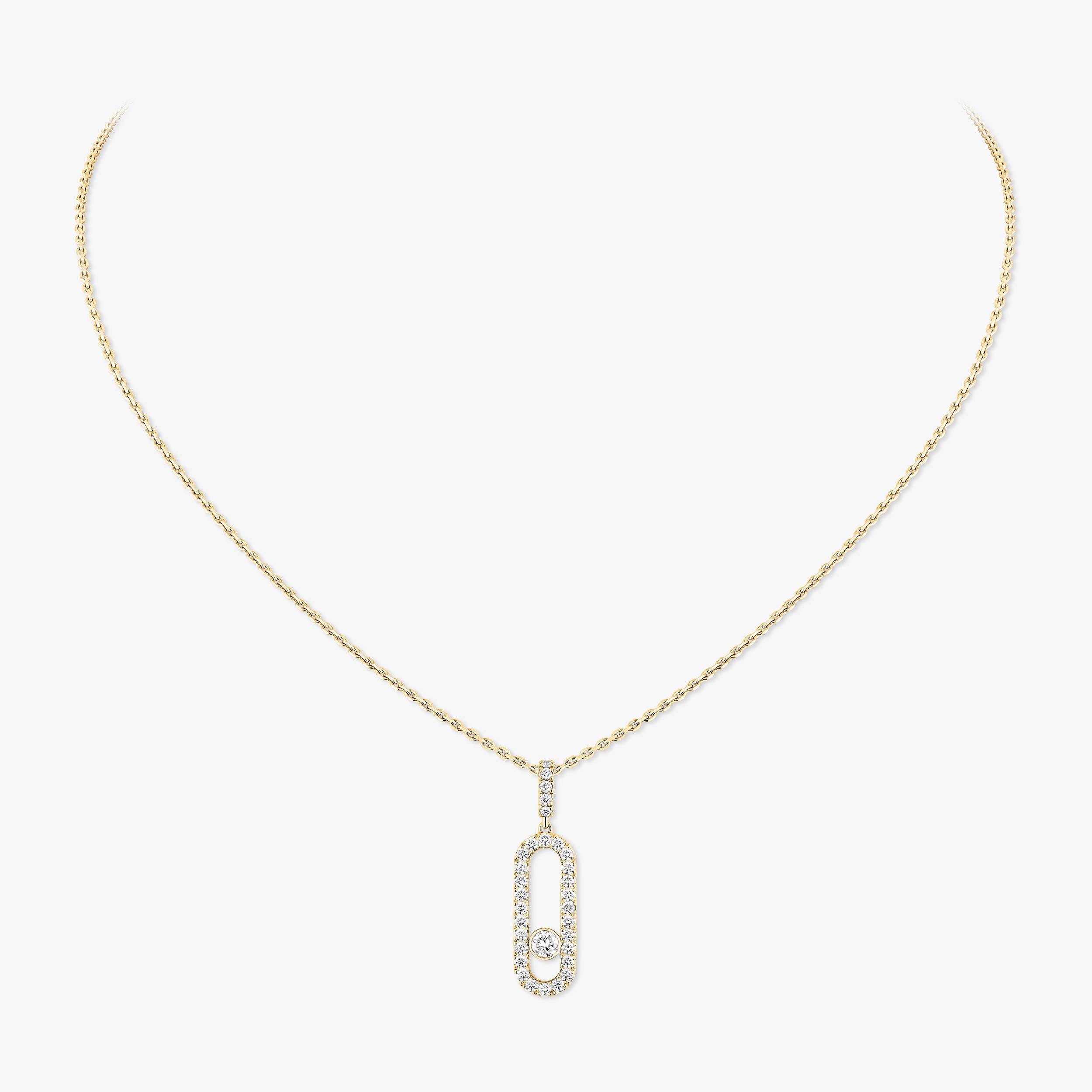 Messika Move Uno Pavé LM Necklace