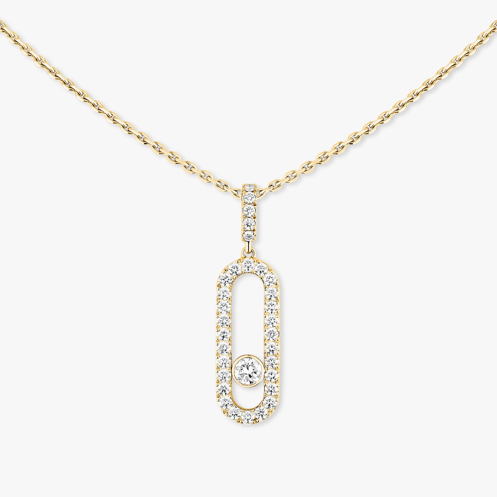 Messika Move Uno Pavé LM Necklace