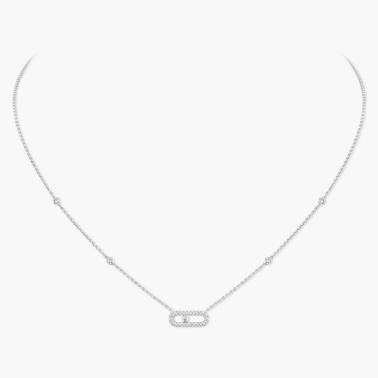 Messika Uno Pavé Necklace