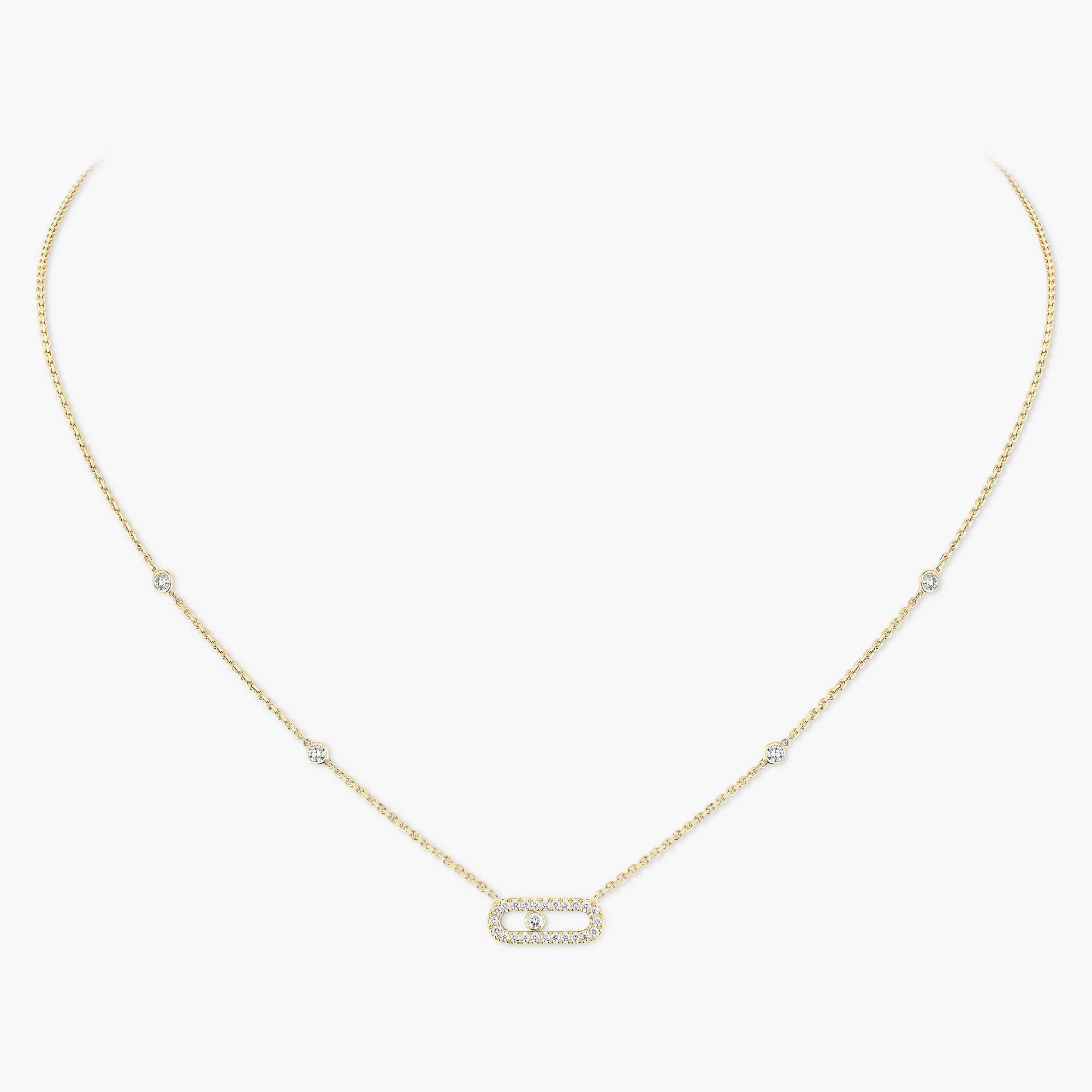Messika Move Uno Pavé Necklace