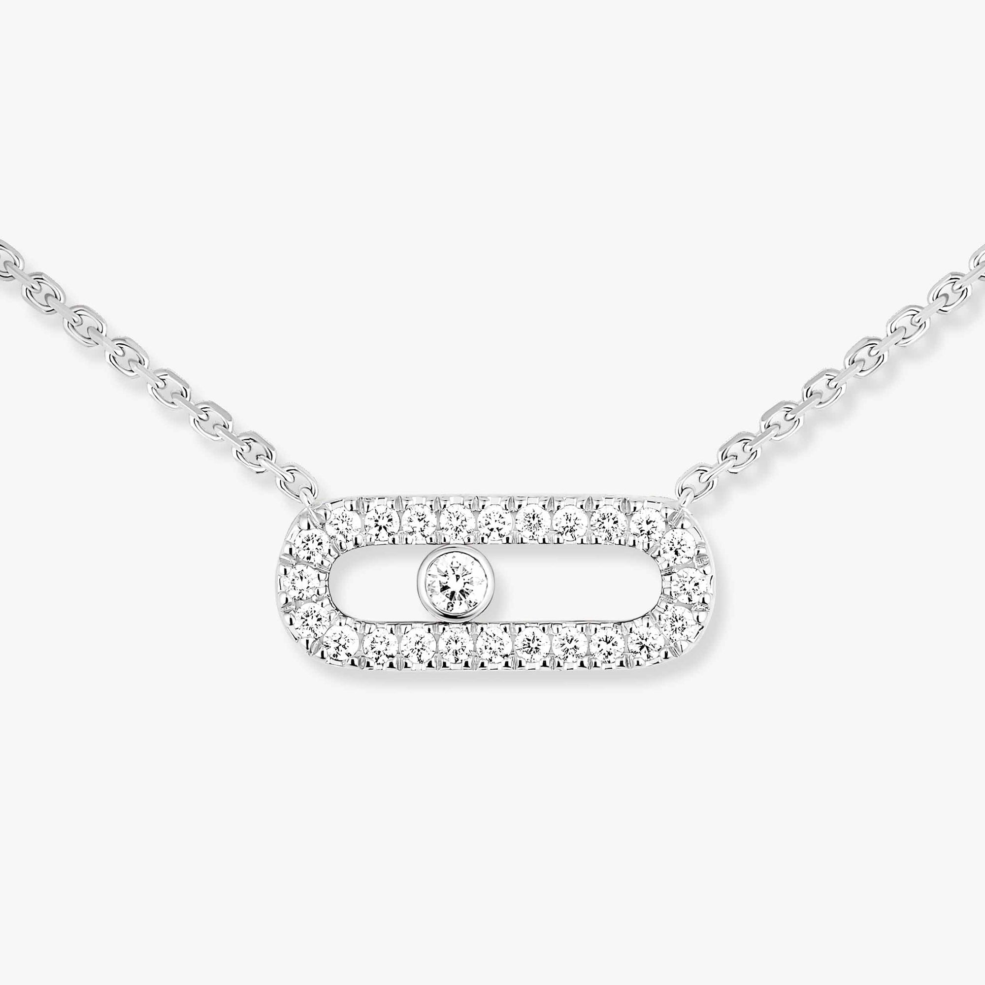 Messika Uno Pavé Necklace