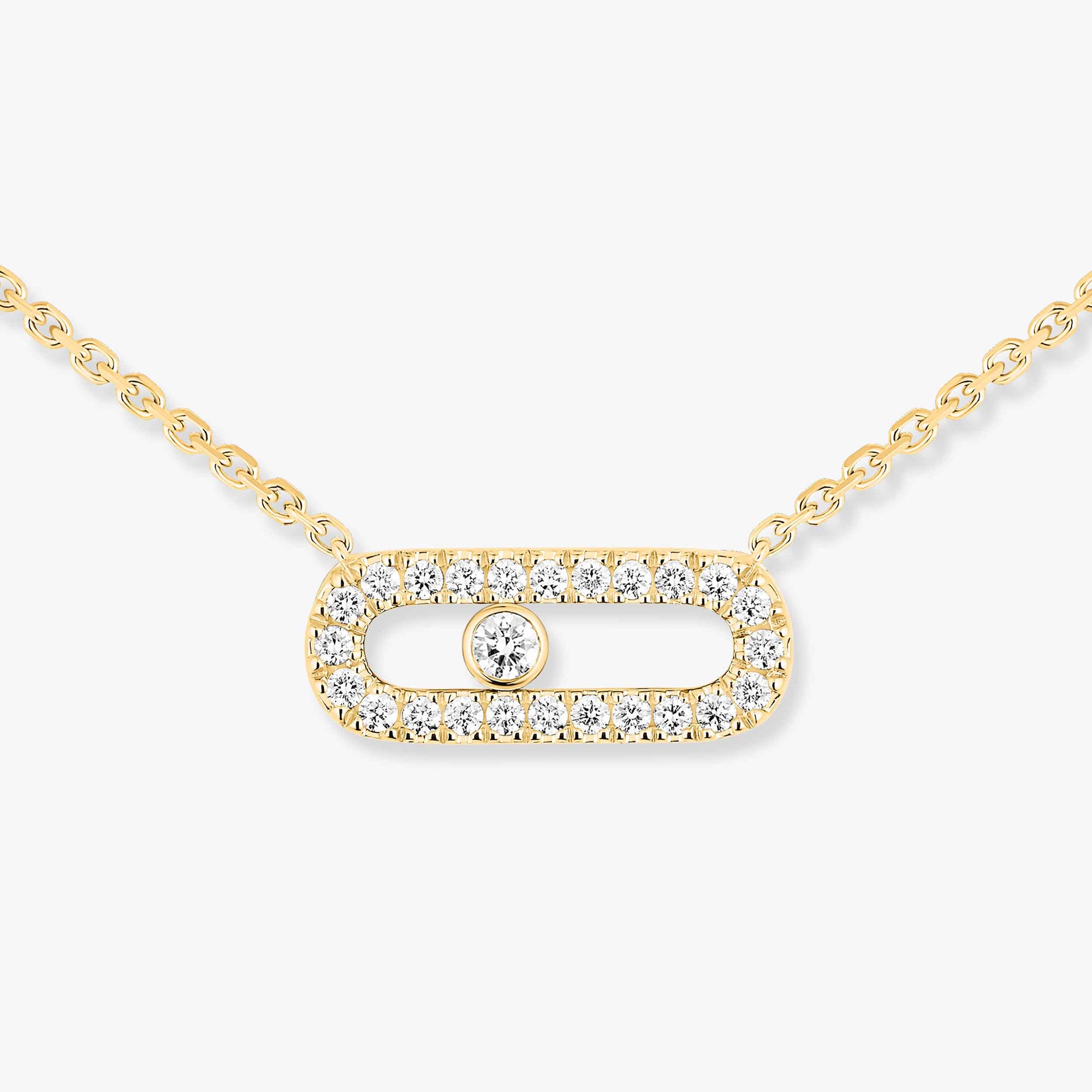 Messika Move Uno Pavé Necklace
