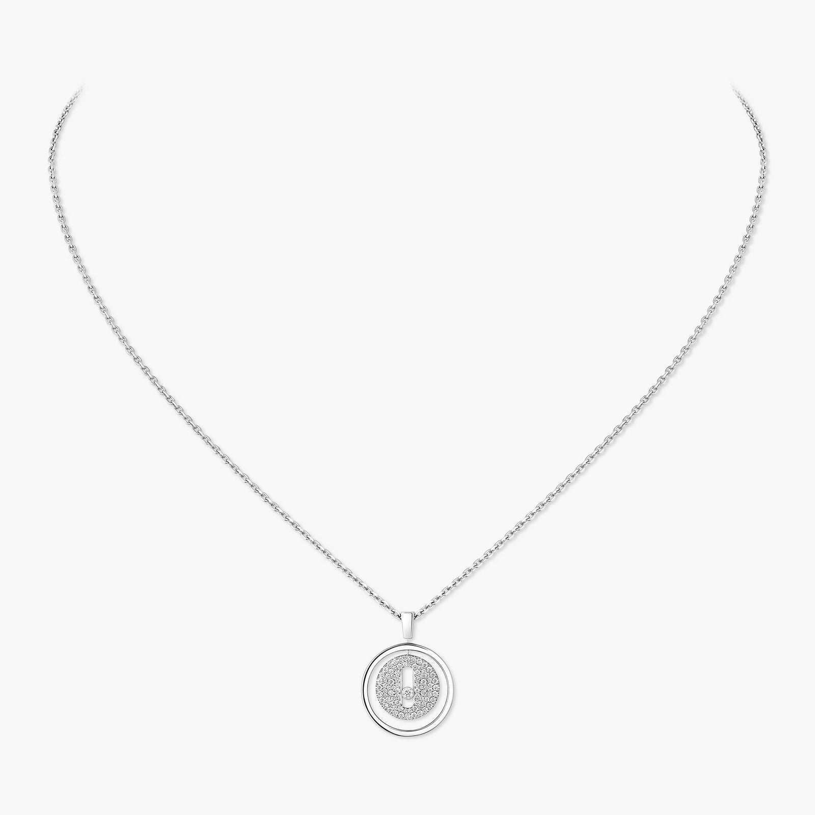 Messika Lucky Move SM Pavé Necklace