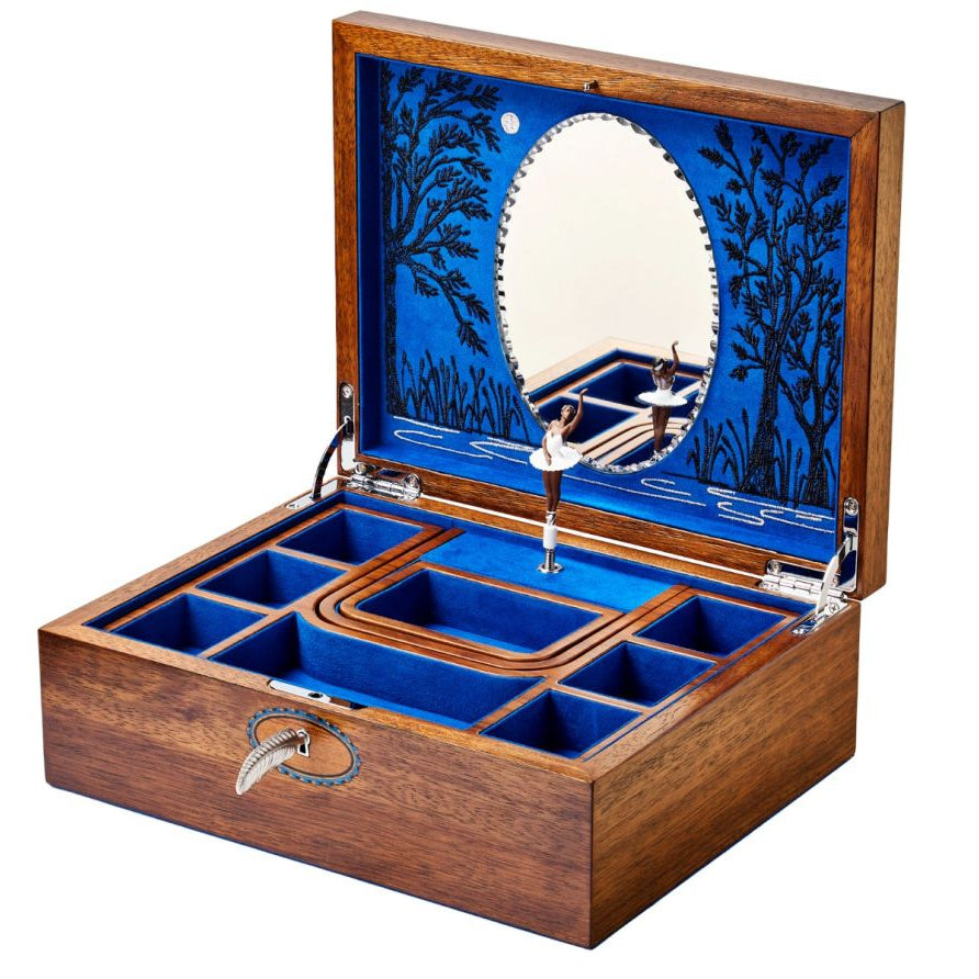 WOLF Ballet Musical Jewellery Box Swan Lake