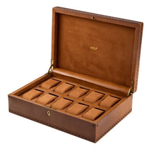 WOLF Brogue 10pc Watch Box