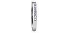 14K White Gold 0.50ctw Diamond Wedding Band Size 6