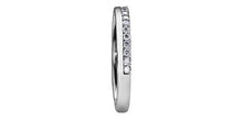 14K White Gold 0.50ctw Diamond Wedding Band Size 6