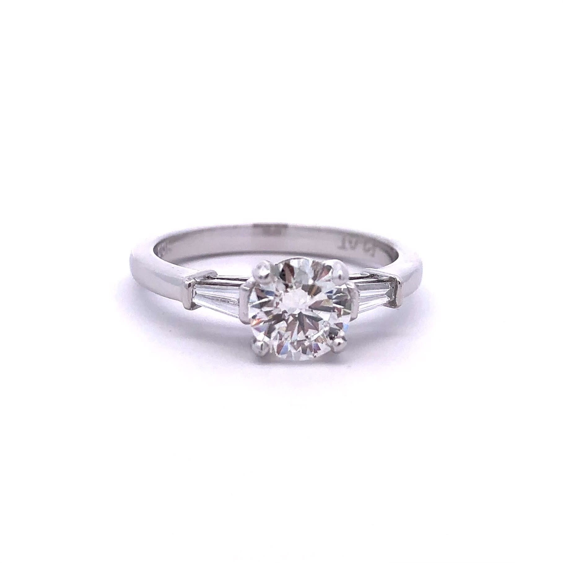 0.90 Platinum Promise Custom Ring