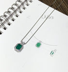 2.70 Emerald Elegance Custom Necklace