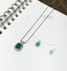 2.70 Emerald Elegance Custom Necklace
