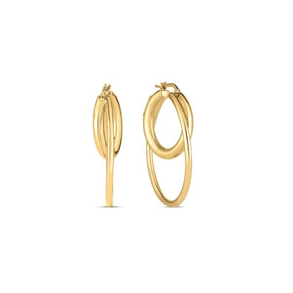 Roberto Coin Designer Gold Double Hoop
