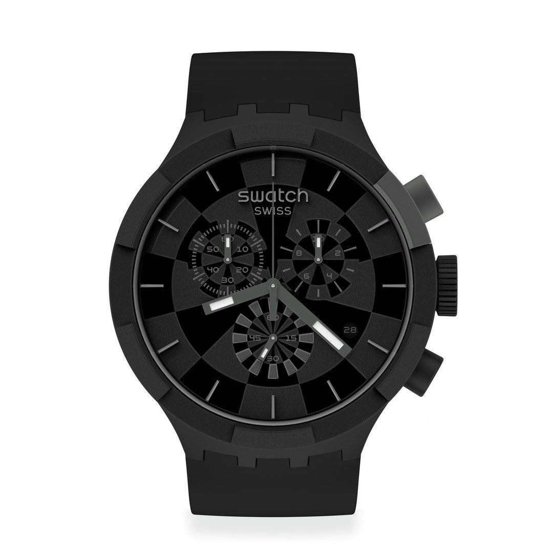 Swatch Watch Big BOLD Checkpoint Black 47mm