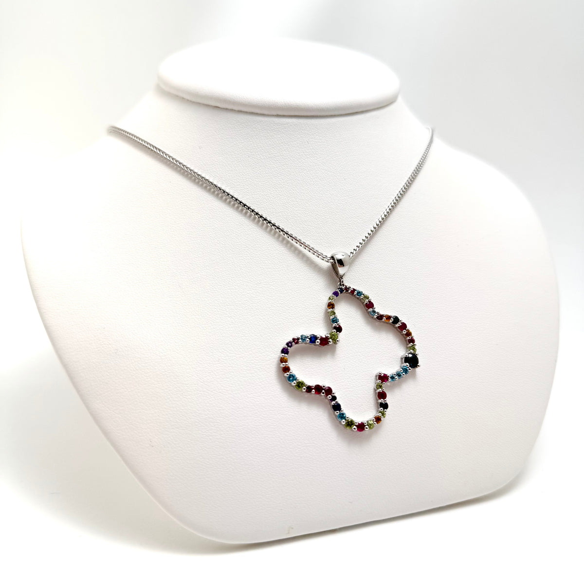 Custom Design Rainbow Pendant & Chain