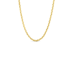 Roberto Coin Designer Gold Fine Gauge Square Link Necklace