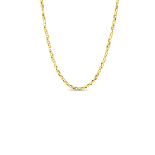 Roberto Coin Designer Gold Fine Gauge Square Link Necklace