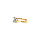 1.54 Emerald Shimmer Custom Ring