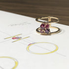 Floating Embrace Custom Ring