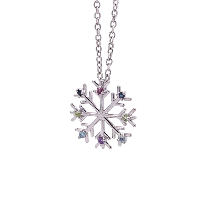 Family Snowflake Custom Necklace