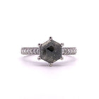 1.49 Salt & Pepper Custom Ring