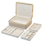 WOLF Bella Large Jewellery Box Bone