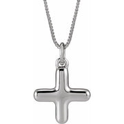 Sterling Silver Initial Bubble 18 Inch Necklace