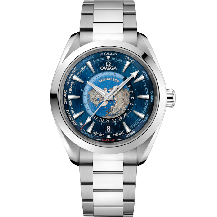 OMEGA Seamaster Aqua Terra Master Chronometer GMT Worldtimer 43mm
