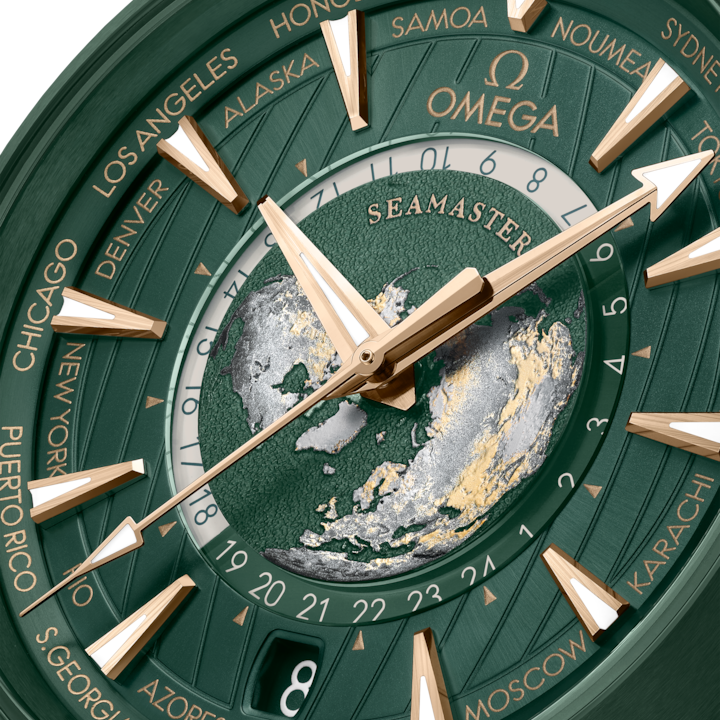 OMEGA Seamaster Aqua Terra Master Chronometer GMT Worldtimer 43mm