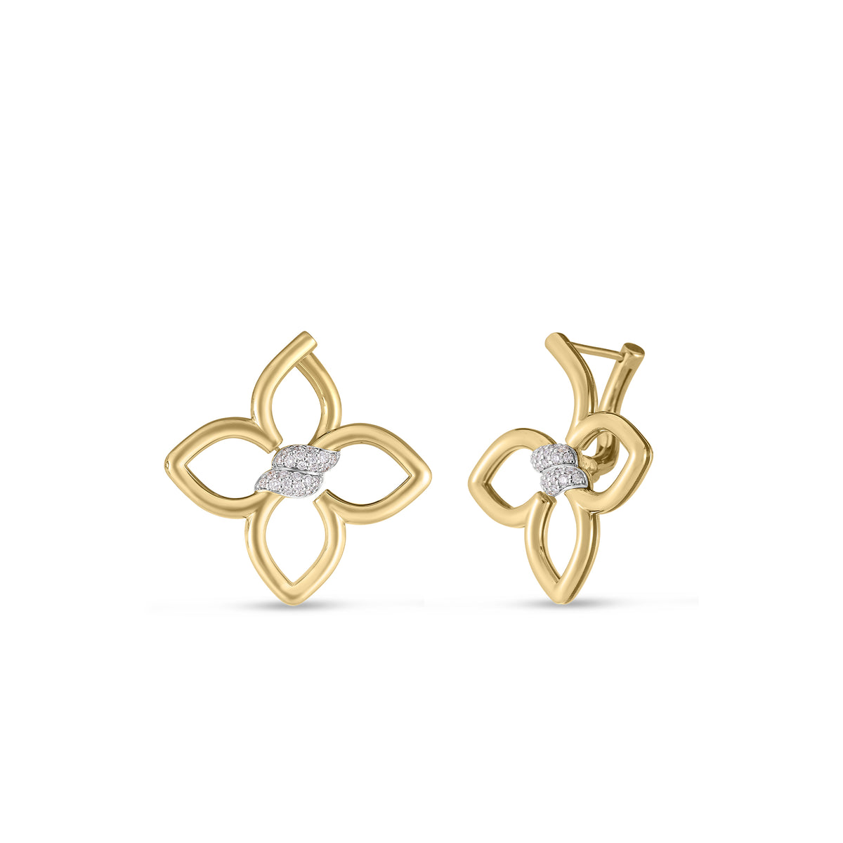 Roberto Coin Cialoma Flower Earrings
