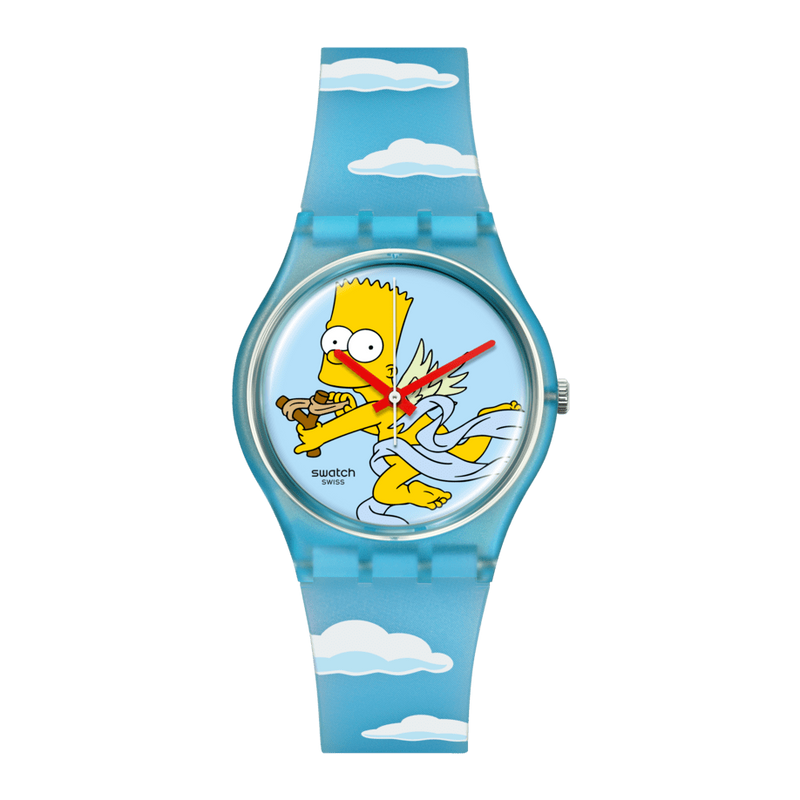 Swatch Watch Simpson's Angel Bart 34mm